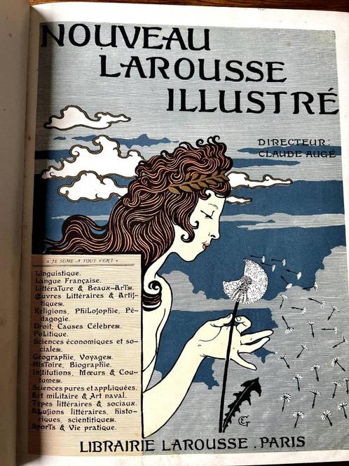 Nouveau Larousse illustré. Dictionnaire universel encyclopéd, Livres, Dictionnaires, Utilisé, Français, Autres éditeurs