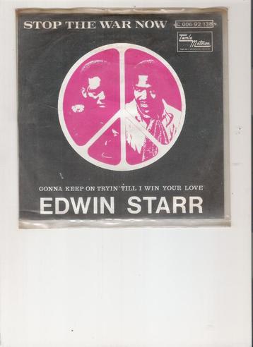 Edwin Starr - Stop the war now - Gonna keep on tryin'till .., Single, Utilisé, 7 pouces, R&B et Soul