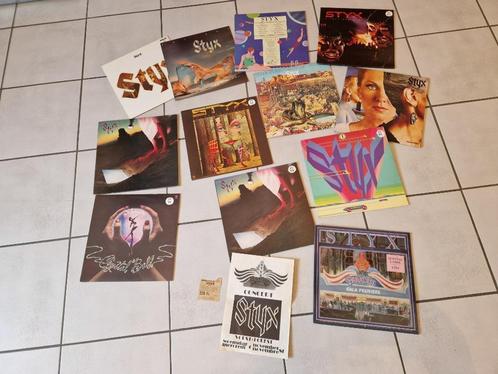 STYX verzameling in vinyl: 12 LPs + extra's + voor kenners, Cd's en Dvd's, Vinyl | Hardrock en Metal, Zo goed als nieuw, Ophalen