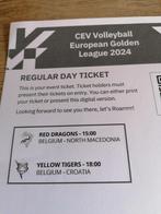Tickets Volleyball Golden league 2024, Autres types, Enlèvement, Neuf