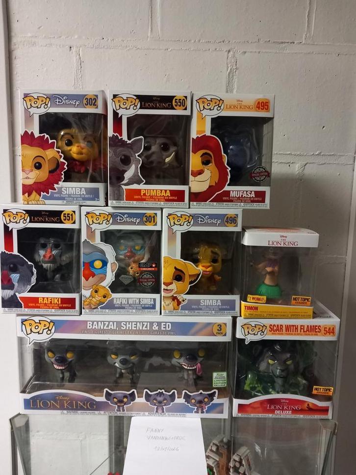 Funko pop: the lion king, Hobby en Vrije tijd, Overige Hobby en Vrije tijd, Ophalen