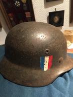FRANSE LVF-HELM, Ophalen of Verzenden, Helm of Baret, Landmacht