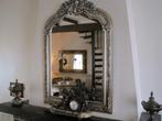 "Barok" Chique Kwaliteits Kuifspiegel "Facet" Zilver/Brons, Huis en Inrichting, Woonaccessoires | Spiegels, Gebruikt, 100 tot 150 cm