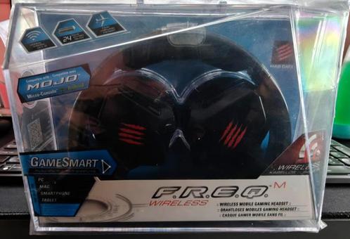 Mad catz F. R. E. Q. M wireless gaming headset, Computers en Software, Headsets, Nieuw, On-ear, Draadloos, Gaming headset, Ophalen