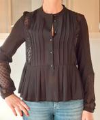 Prachtig zwart voile blousje - nieuw, Ophalen of Verzenden, Nieuw, Maat 36 (S), Zwart