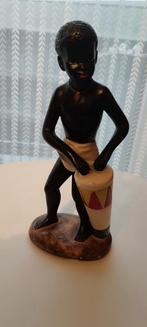 zeer oud Afrikaanse jong beeldje  70€, Antiek en Kunst, Ophalen
