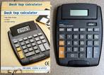 Nieuwe bureau rekenmachine, 2 stuks, nog in verpakking, Diversen, Ophalen of Verzenden, Nieuw