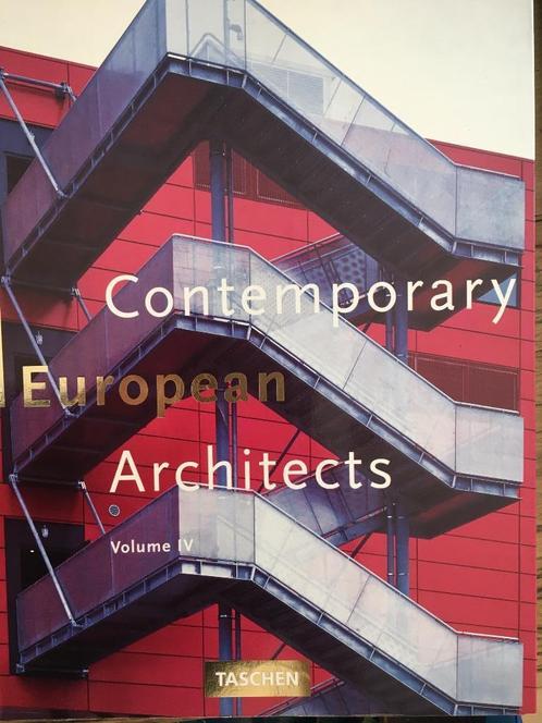 CONTEMPORARY EUROPEAN ARCHITECTS IV, Livres, Art & Culture | Architecture, Comme neuf, Architectes, Envoi