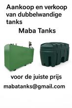 GEZOCHT dubbelwandige mazzouttanks!!, Zakelijke goederen, Ophalen