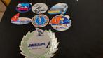 Vintage lot stickers windsurfing merken surfboards, Sport, Ophalen of Verzenden, Zo goed als nieuw