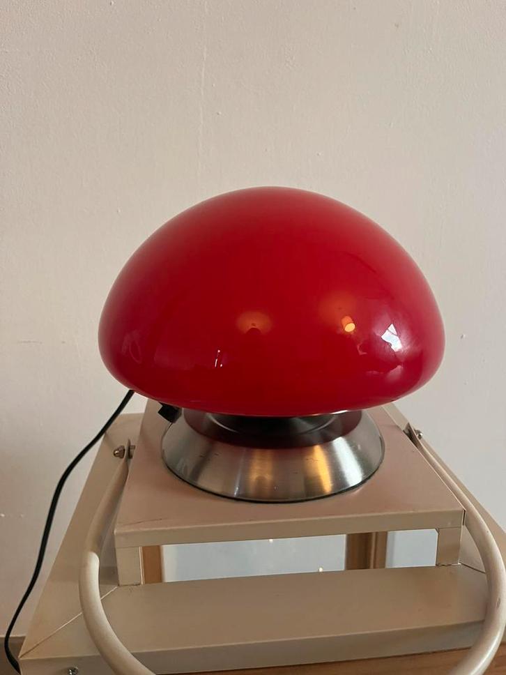 Linhai Junis mushroom lamp, Huis en Inrichting, Lampen | Tafellampen, Zo goed als nieuw, Glas, Ophalen of Verzenden