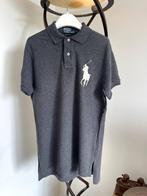 polo shirt ralph lauren polo custom fit grijs S, Kleding | Heren, Polo's, Verzenden, Ralph Lauren, Zo goed als nieuw, Grijs