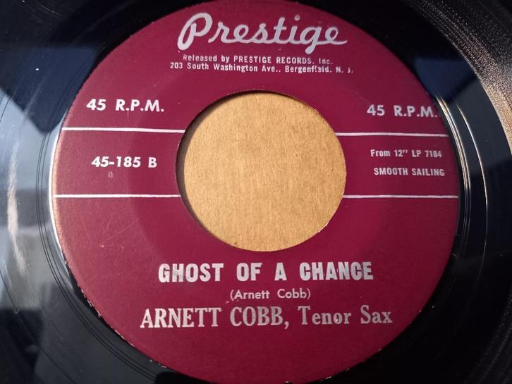 Arnett Cobb ‎– Smooth Sailing / Ghost Of A Chance '7, Cd's en Dvd's, Vinyl Singles, Zo goed als nieuw, Single, Jazz en Blues, 7 inch