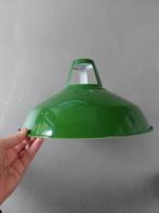 Groene emaille hanglamp, vintage look, Ophalen of Verzenden, Nieuw