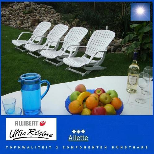 Allibert Tangor Evolutif tuinset vgl Rovergarden Kettler  Ve, Tuin en Terras, Tuinstoelen, Zo goed als nieuw, Kunststof, Inklapbaar