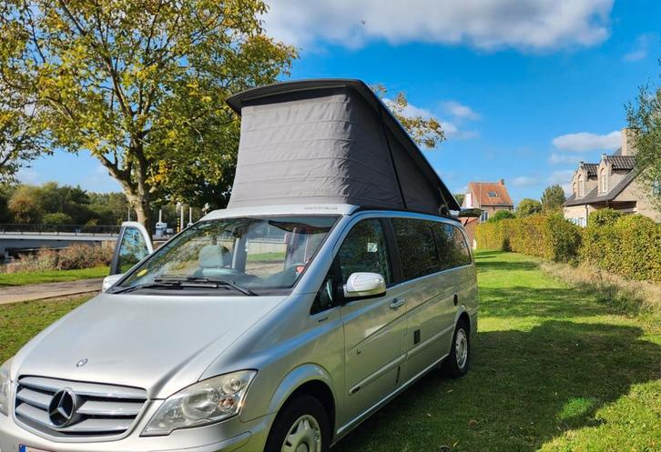 Mercedes Viano , met veel xtra's, Caravans en Kamperen, Mobilhomes, Particulier, Hobby, Mercedes, Diesel, Handgeschakeld, Douche