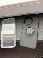 Quadlock hoesje met regenhoesje iphone 15pro max, Ophalen, Zo goed als nieuw, Frontje of Cover