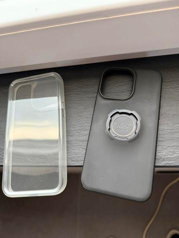 Quadlock hoesje met regenhoesje iphone 15pro max beschikbaar voor biedingen