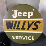 Decoratief paneel GARAGE: JEEP WILLYS SERVICE, Verzenden