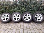4 winterbanden op alu velgen, Pneus et Jantes, Pneus hiver, 16 pouces, Véhicule de tourisme
