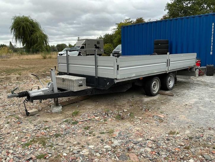 2007 Eduard PL 35 Aanhangwagen met oprijplaten, Auto diversen, Aanhangers en Bagagewagens, Gebruikt