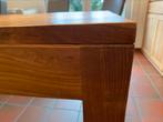 Heel solide teaktafel met zes bijhorende stoelen ., Ophalen, Zo goed als nieuw