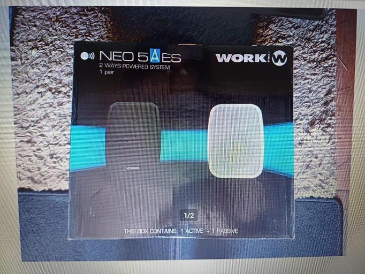 WORK NEO 5A ES SPEAKERS WIT NIEUW IN DOOS, Audio, Tv en Foto, Luidsprekerboxen, Nieuw, Overige merken, Ophalen of Verzenden