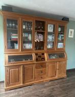 Teak Buffetkast Apothekerskast., Huis en Inrichting, Kasten | Buffetkasten, Glas, 200 cm of meer, Met deur(en), Massief Teak