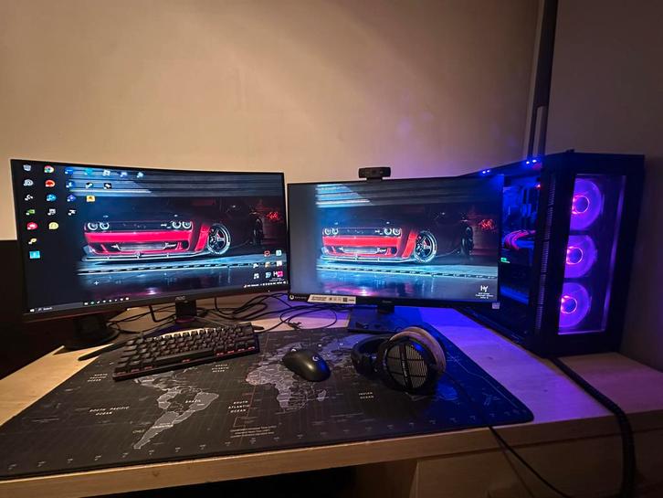 Gaming pc, Computers en Software, Desktop Pc's, Zo goed als nieuw, SSD, Gaming, Ophalen