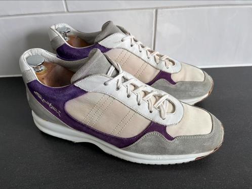 Santoni sneakers maat 9 / 43, Kleding | Heren, Schoenen, Zo goed als nieuw, Sneakers, Overige kleuren, Ophalen of Verzenden