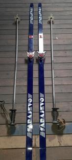 Langlaufski's met stokken, Ophalen, Gebruikt, Langlaufen, Ski's