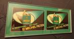 Vintage reclame St-Michel - kader / alles aan - 50%, Ophalen, Zo goed als nieuw, Reclamebord