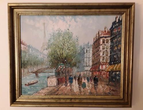 Prachtig schilderij van Caroline Burnett uit Parijs 1877-195, Antiek en Kunst, Kunst | Schilderijen | Klassiek, Ophalen