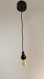 Zwarte hanglamp – 2 stuks beschikbaar (prijs per stuk), Minimalistisch, industrieel, scandinavisch, ikea, Metaal, Ophalen of Verzenden