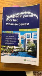 Vastgoed in pocket, Livres, Livres d'étude & Cours, Enlèvement ou Envoi