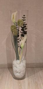 vaas, Huis en Inrichting, Woonaccessoires | Vazen, Ophalen, Zo goed als nieuw, Glas, 50 tot 75 cm