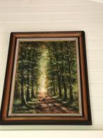 Zeer mooi schilderij op doek in perfecte staat mooie dreef, Antiek en Kunst, Kunst | Schilderijen | Klassiek, Ophalen
