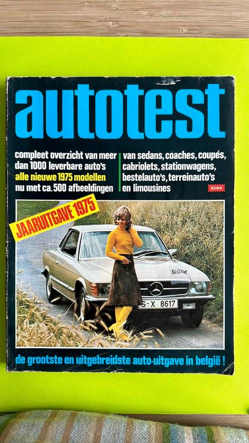 Autotest 1975, Boeken, Auto's | Boeken, Zo goed als nieuw, Algemeen, Ophalen of Verzenden