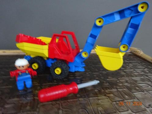 Duplo Toolo 2920 Digger*kiepbak*Vintage*Volledig* 1992*, Kinderen en Baby's, Speelgoed | Duplo en Lego, Duplo, Ophalen of Verzenden