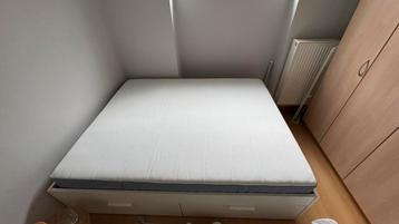 Matelas Ikea Valevag 160 x 200 Blanc 2 Personnes  beschikbaar voor biedingen