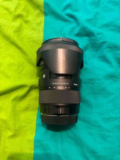 Sigma 18-35mm f/1.8 (Canon EF mount) + Hoya CPL + protector, Audio, Tv en Foto, Foto | Lenzen en Objectieven, Zo goed als nieuw