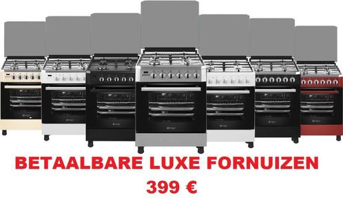 Beter dan BLACK FRIDAY - nieuwe Luxefornuizen - 399 €, Elektronische apparatuur, Fornuizen, Nieuw, Vrijstaand, Gas, 4 kookzones