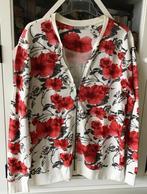 Hippe toffe jacket vestje met bloemen Fransa 42-44 met rits, Ophalen of Verzenden