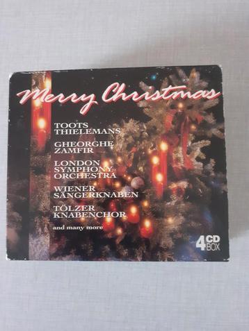 4 cd box Merry Christmas.