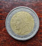 Rare pièce italienne de 2 euros de Dante Alighieri 2002, Enlèvement ou Envoi, Monnaie en vrac, Or, Autres valeurs