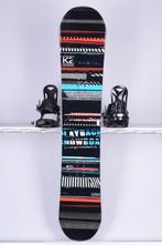 148 cm snowboard K2 PLAYBACK, Black/red, woodcore, FLAT, Sport en Fitness, Verzenden, Gebruikt, Board