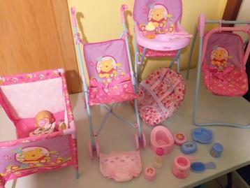 Mooie poppenset (Hauck)-DISNEY My Friends+ rugzak Baby Born beschikbaar voor biedingen