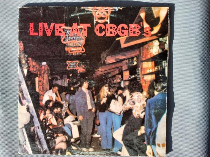 LIVE AT CBGB ´S HOME OF UNDERGROUND ROCK, Cd's en Dvd's, Vinyl | Rock, Zo goed als nieuw, Ophalen of Verzenden