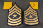 US ARMY # 16 - SERGEANT MAJOR (2 ex), Ophalen of Verzenden, Landmacht, Embleem of Badge