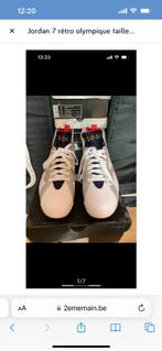 Jordan 7 rétro olympique taille 9us/42,5, Kleding | Heren, Schoenen, Sneakers, Jordan, Ophalen of Verzenden, Wit